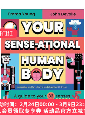 英文原版 Your SENSE-ational Human Body 人体感官指南 探索32种感觉系统 精装 英文版 进口英语原版书籍