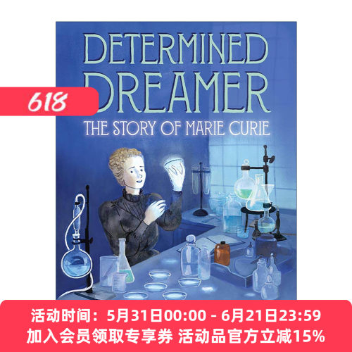 英文原版 Determined Dreamer 居里夫人的故事 精装图画书 英文版 进口英语原版书籍