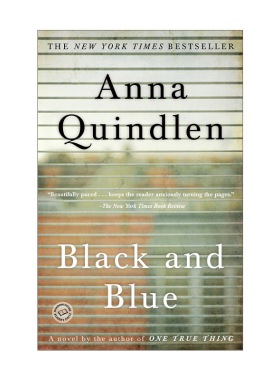 黑与蓝 英文原版 Black and Blue 女性小说 Anna Quindlen 英文版 进口英语原版书籍