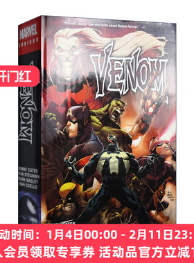 漫威漫画 英文原版 Venomnibus By Cates & Stegman 毒液完全收藏版 英文版 进口英语原版书籍