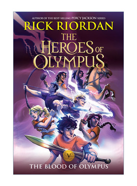波西杰克逊第二季  英文原版 The Heroes of Olympus 05 奥林匹斯英雄系列5 奥林匹斯之血 新封面版 Rick Riordan 英文版 进口书籍