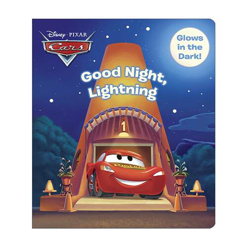 英文原版 Good Night Lightning Disney Pixar Cars 晚安 闪电 迪士尼赛车总动员 儿童启蒙认知绘本 纸板书 进口英语原版书籍