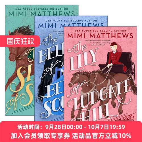 英文原版 Belles of London 伦敦美人系列1-3册 维多利亚时期浪漫小说 Mimi Matthews 英文版 进口英语原版书籍
