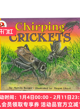 自然科学启蒙 英文原版 Let's Read and Find Out 2 Chirping Crickets L2 唧唧喳喳的蟋蟀 英文版 进口英语原版书籍
