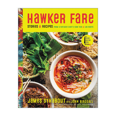 英文原版 Hawker Fare 米其林餐厅食谱 泰国伊讪地区 精装 James Syhabout 英文版 进口英语原版书籍