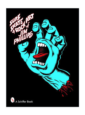 英文原版 Surf Skate & Rock Art of Jim Phillips 吉姆菲利普斯的冲浪 滑板与摇滚艺术 插画收藏集 英文版 进口英语原版书籍
