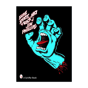 英文原版 Surf Skate & Rock Art of Jim Phillips 吉姆菲利普斯的冲浪 滑板与摇滚艺术 插画收藏集 英文版 进口英语原版书籍
