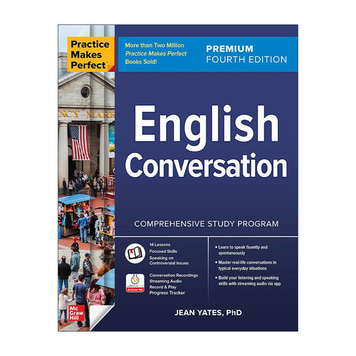 熟能生巧 英语对话 英文原版 Practice Makes Perfect English Conversation 第4版 英文版 进口英语原版书籍