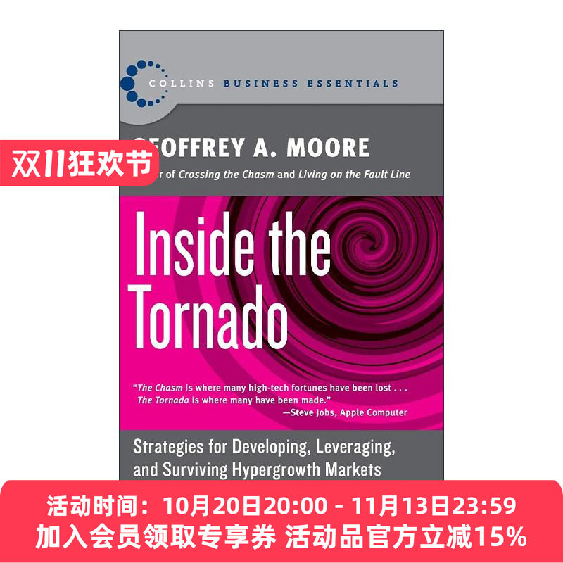 英文原版 Inside the Tornado 龙卷风暴 高科技营销魔法之父杰弗里摩尔 英文版 进口英语原版书籍