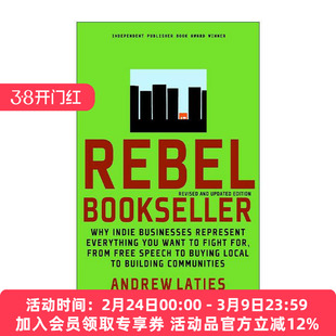 英文原版 Rebel Bookseller 叛逆的书商 独立书店 图书销售建议 Andrew Laties 英文版 进口英语原版书籍