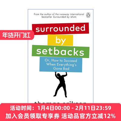 被挫折包围  英文原版 Surrounded by Setbacks 如何在困境中获得成功 托马斯.埃里克森 英文版 进口英语原版书籍
