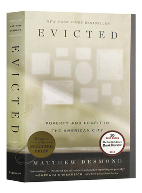 被驱逐 美国城市的贫穷与利益 英文原版 Evicted 美版 区域研究 社会科学书籍 英文版进口原版英语书