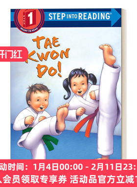 英文原版 Step into Reading 1 -  Tae Kwon Do! 跆拳道呢 英文版 进口英语原版书籍