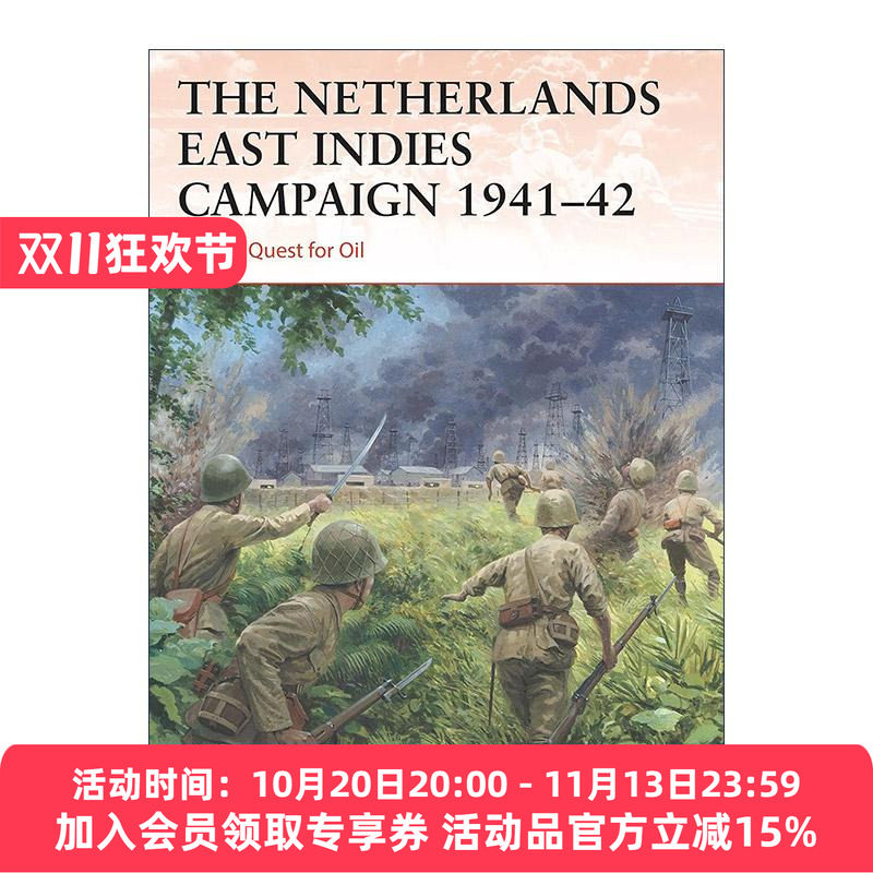 英文原版 The Netherlands East Indies Campaign 1941–42 荷兰东印度群岛战役 战争历史系列 英文版 进口英语原版书籍
