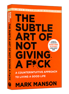 重塑幸福 英文原版 The Subtle Art of Not Giving a F*ck 如何活成你想要的模样 英文版进口书籍正版 马克曼森 Mark Manson