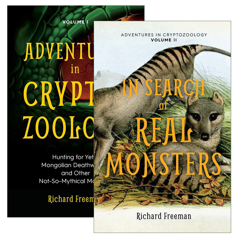 英文原版 Adventures in Cryptozoology 神秘动物学奇遇系列2册 自然 生命科学 Richard Freeman 英文版 进口英语原版书籍