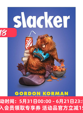 英文原版 Slacker 懒人 Gordon Korman幽默动物故事 英文版 进口英语原版书籍