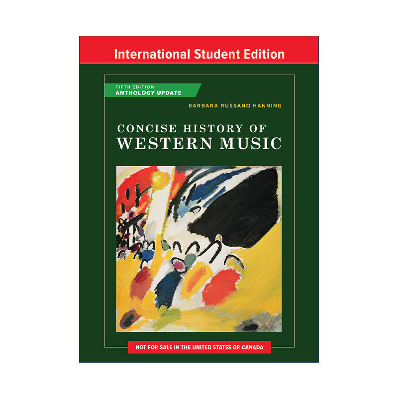 英文原版 Concise History of Western Music 西方音乐简史 第五版 国际版 英文版 进口英语原版书籍