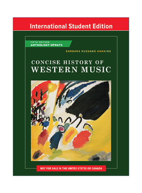 英文原版 Concise History of Western Music 西方音乐简史 第五版 国际版 英文版 进口英语原版书籍