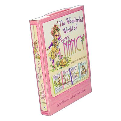 英文原版 Fancy Nancy The Wonderful World of Fancy Nancy 漂亮南希的奇妙世界4册盒装 英文版 进口英语原版书籍