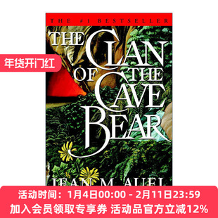 爱拉与洞熊族 英文原版 The Clan of the Cave Bear 石器时代 爱拉传奇系列 洪荒孤女1 Jean M. Auel 精装 英文版进口英语原版书籍