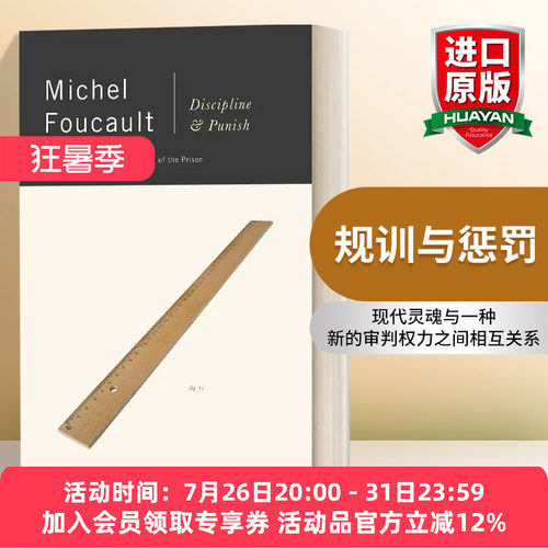 英文原版 Discipline and Punish The Birth of the Prison 规训与惩罚 米歇尔 福柯 英文版 进口英语原版书籍