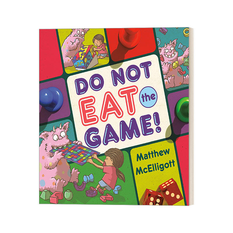 别吃游戏 英文原版 Do Not Eat the Game! 5-8岁学习遵守规则教育主题绘本 精装游戏书 英文版 进口英语原版书籍