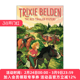 英文原版 The Red Trailer Mystery Trixie Belden Girl Detective 02 少女侦探崔西·贝尔登系列2 红拖车之谜 儿童推理小说