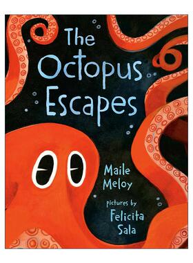 英文原版 The Octopus Escapes 八爪鱼大逃亡 儿童绘本 安徒生优秀插画家奖得主Felicita Sala 两全其美作者梅尔·梅洛 纸板书