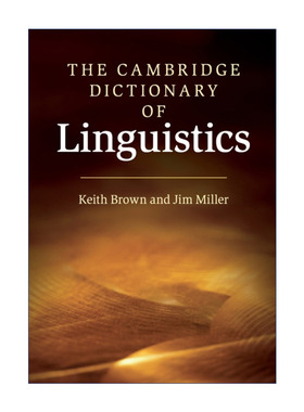 英文原版 The Cambridge Dictionary of Linguistics 剑桥语言学辞典 英文版 进口英语原版书籍
