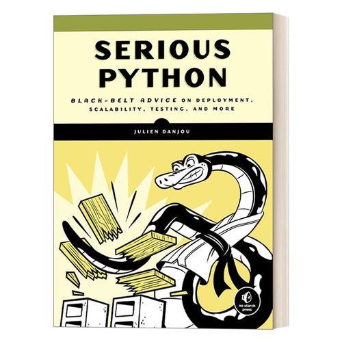 英文原版 Serious Python 严肃的Python 关于部署 可扩展性 测试等的专业建议 计算机 编程 Julien Danjou 英文版 进口英语原版书