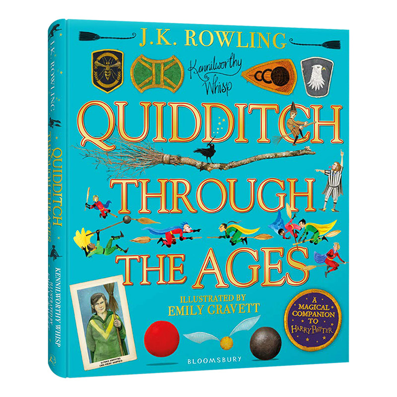 神奇的魁地奇球 英文原版小说 Quidditch Through the Ages 插图版 哈利波特外传 JK罗琳 英文版进口原版英语书籍