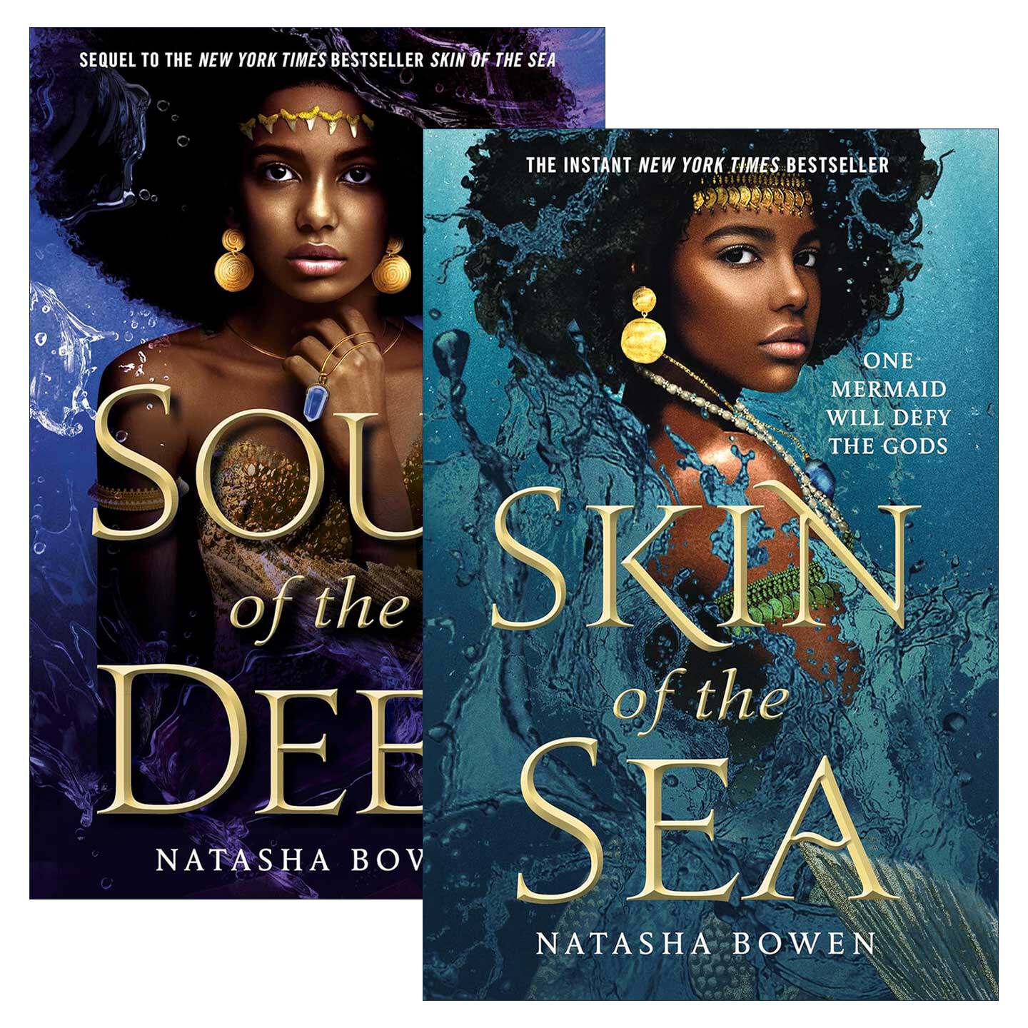 英文原版 Skin of the Sea 海的皮肤系列2册 青少年奇幻小说 黑色美人鱼 Natasha Bowen 英文版 进口英语原版书籍