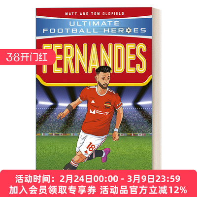英文原版 Bruno Fernandes  超级足球明星人物传记 布鲁诺 费尔南德斯 Ultimate Football Heroes 英文版 进口英语原版书籍