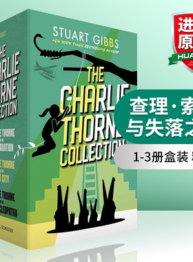 英文原版 The Charlie Thorne Collection 查理·索恩与失落之城 1-3册盒装 精装 英文版 进口英语原版书籍