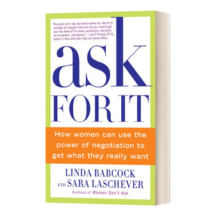 问 进口英语原版 Ask 书籍 英文版 For 力量来得到她们真正想要 英文原版 女人如何利用谈判