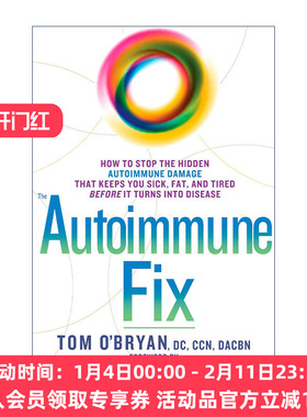 英文原版 The Autoimmune Fix 自身免疫修复 如何阻止隐藏的自身免疫损伤 减肥 缓解疲劳 健康 Tom O'Bryan 精装 进口英语原版书籍