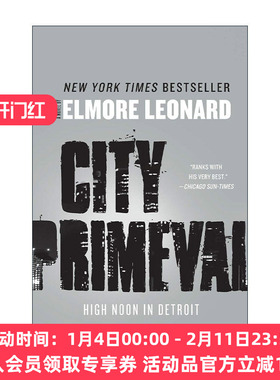 英文原版 City Primeval 火线警探 影视原著 埃尔莫·伦纳德 英文版 进口英语原版书籍