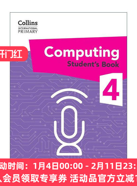 英文原版 Collins International Primary Computing Student's Book 4 柯林斯国际小学计算机科学学生用书4 英文版 进口英语书籍