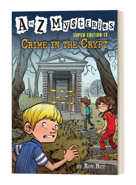 英文原版 Crime in the Crypt  A to Z Mysteries Super Edition #13 地穴中的犯罪 神秘案件特别版13 英文版 进口英语原版书籍