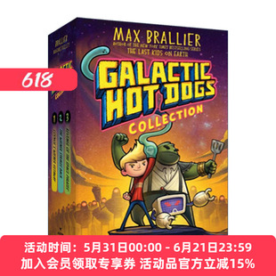 英文原版 Galactic Hot Dogs Collection 星系餐车飞船冒险1-3册盒装 星河热狗 地球上最后的孩子 英文版 进口英语原版书籍