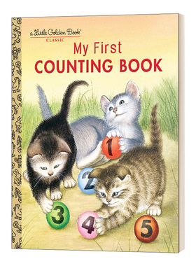 我的第一本计数书 英文原版 My First Counting Book Little Golden 兰登书屋精装小金书 英文版 进口英语原版书籍