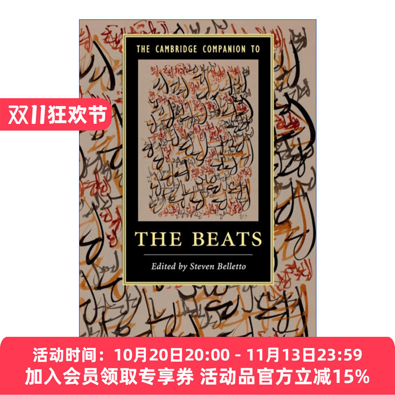 剑桥文学指南  英文原版 The Cambridge Companion to the Beats 垮掉派文学 杰克凯鲁亚克 艾伦金斯伯格 威廉巴勒斯 进口英语书籍