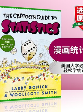 漫画统计学 英文原版 The Cartoon Guide to Statistics 爆笑科学漫画 统计学教材指南 美国中学生课外读物 进口书籍