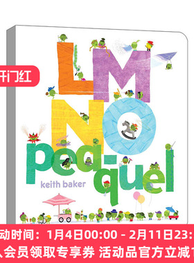 豌豆系列 从1到10的数字新冒险 英文原版绘本 LMNO Pea-quel   纸板书 英文版 进口英语原版书籍