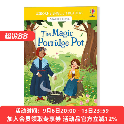 英文原版 English Readers Starter Level1 The Magic Porridge Pot 分级阅读入门级 神奇的粥锅 英文版 进口英语原版书籍