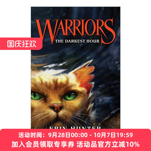 英文原版小说 Warrior Cats 6 The Darkest Hour 猫武士首部曲6 力挽狂澜 英文版 进口英语原版书籍