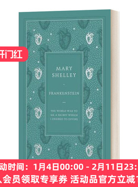 华研原版 英文原版小说 Frankenstein 弗兰肯斯坦 皮革经典系列 英文版 进口英语原版书籍