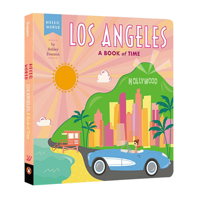 英文原版绘本 Hello World Los Angeles 你好世界 洛杉矶 纸板书 英文版 进口英语原版书籍