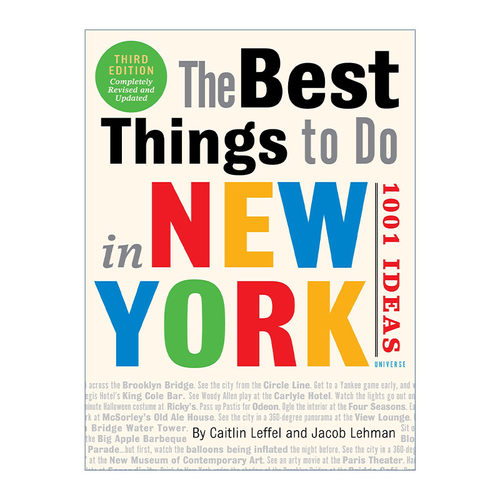 在纽约要做的事情  英文原版 The Best Things to Do in New York 1001 Ideas 3rd Edition 1001个想法 第三版 旅游指南